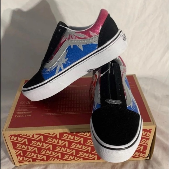 Vans Old Skool Platform Sneakers After Dark 4/20 3mm Reflective Womans Sizings - Picture 8 of 10